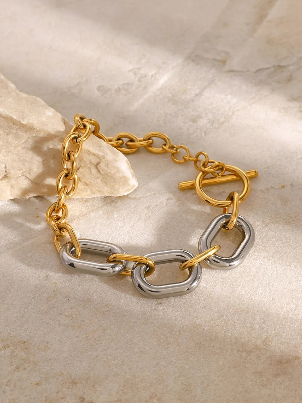 Gabrielle Gold-Tone Chain Bracelet