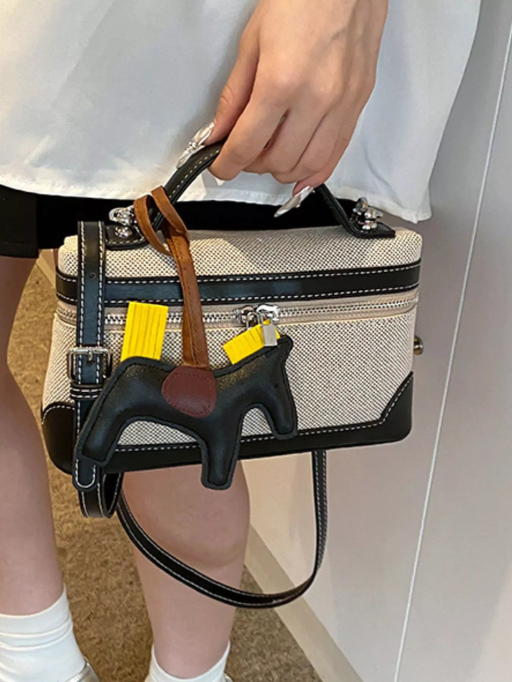 Noelle Mini Top-Handle Bag