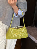 Emilia Woven Drawstring Shoulder Bag