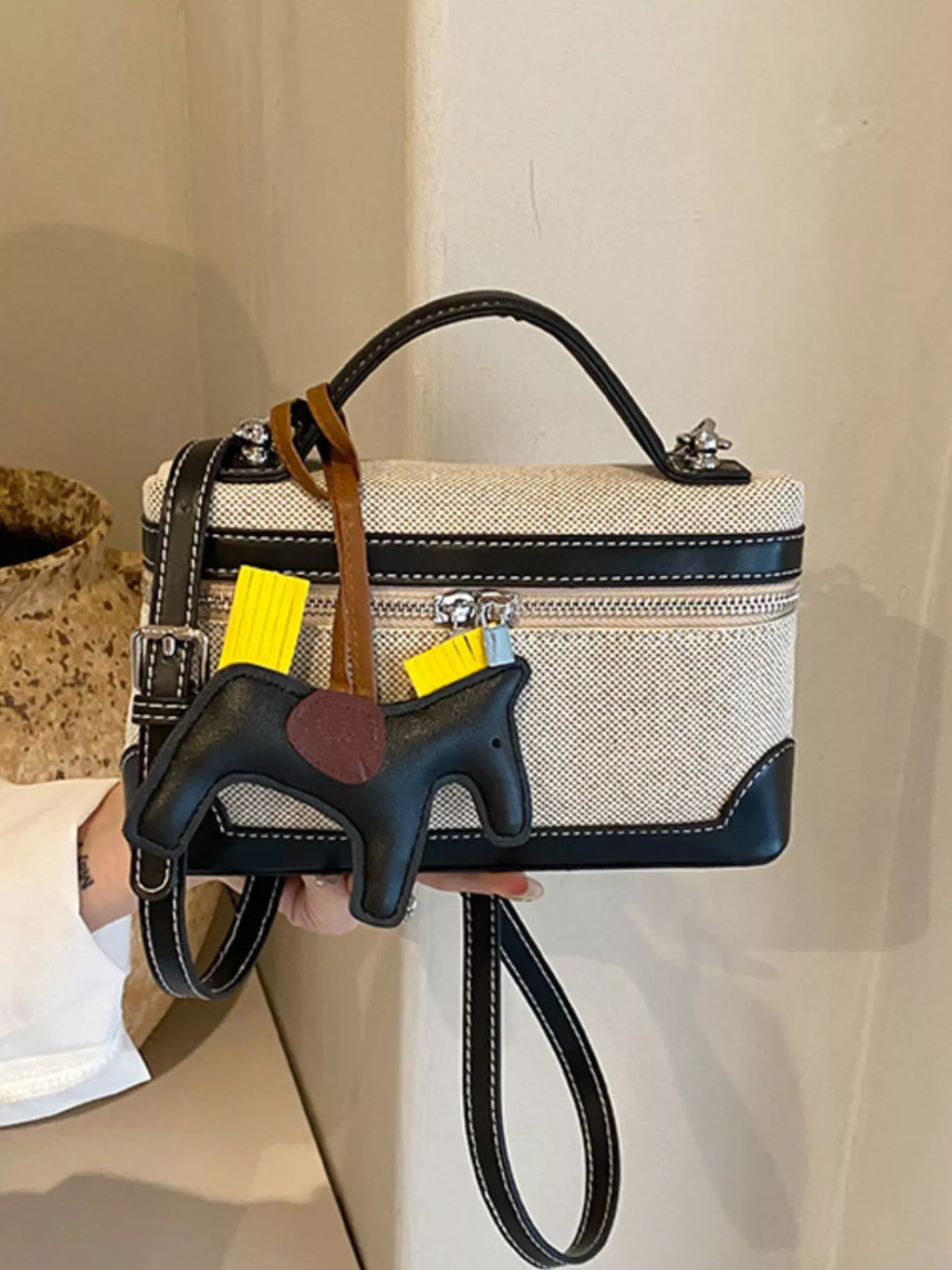 Noelle Mini Top-Handle Bag