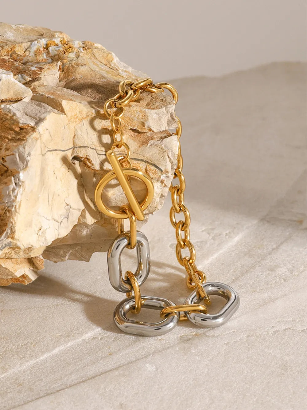 Gabrielle Gold-Tone Chain Bracelet